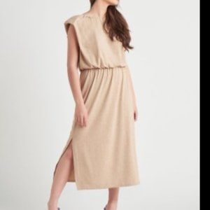 Black Tape | Shoulder Pad Mini Dress